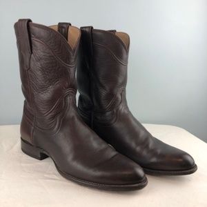 Tecovas The Earl Roper Boots Brown Leather
